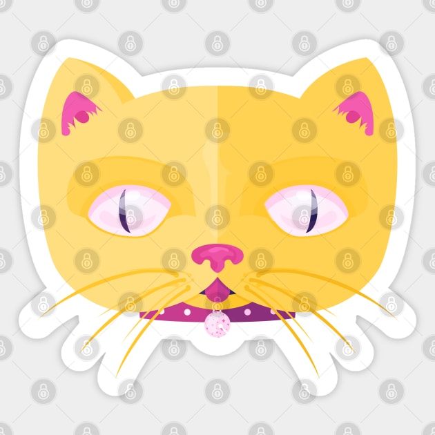 Silly Kitty Sticker by BadOdds